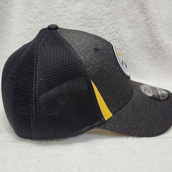 New Era 39Thirty Pittsburgh Steelers SCUBA Stretchfit Hats - New - Picture 5 of 9